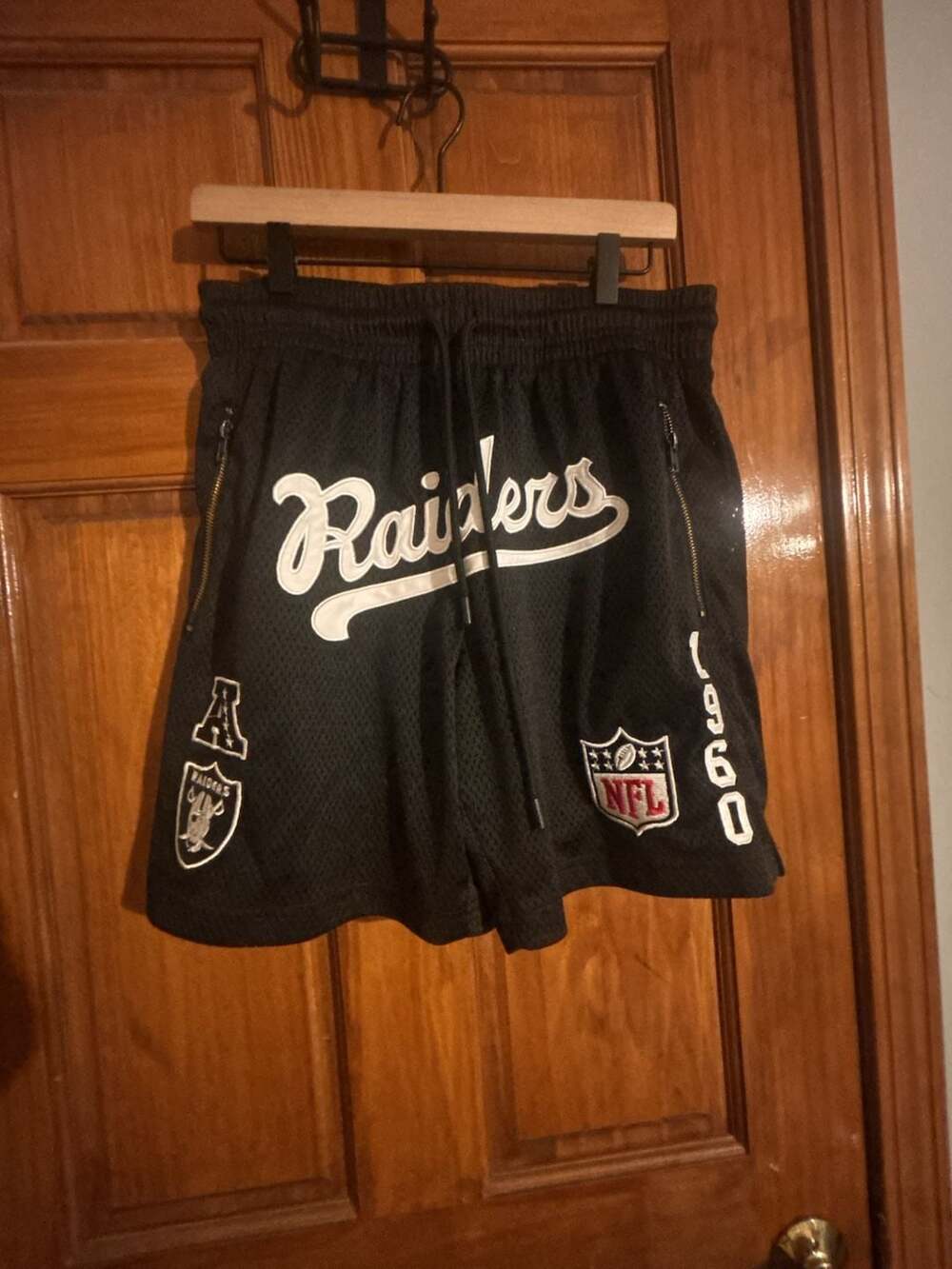 Pro Standard Las Vegas Raiders NFL Fast Lane DK 2.0 Mesh Shorts